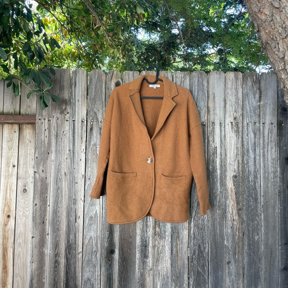 Madewell Saville Sweater Blazer - Wool - size M